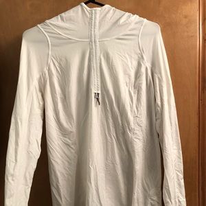 Lululemon white long hoodie